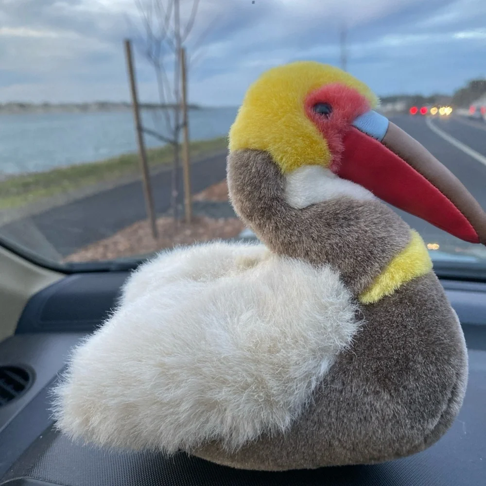 K&M INT’L 2003 Wild Republic “Brown Pelican w/Sound” Plush 8” w/Tags NEW